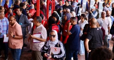 طوابير تمتد لمئات الأمتار في انتخابات النادي الأهلي.. مشهد يحدد مصير الإدارة القادمة