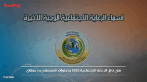 متي تنزل الرعاية الاجتماعية 2025 وخطوات الاستعلام عبر مظلتي