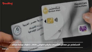 الاستعلام عن معاش التأمينات بالرقم القومي 2025.. خطوات ورابط مباشر