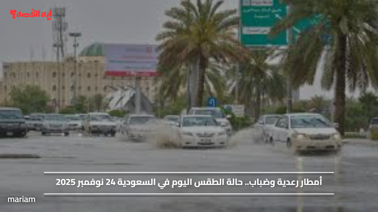 أمطار رعدية وضباب.. حالة الطقس اليوم في السعودية 24 نوفمبر 2025