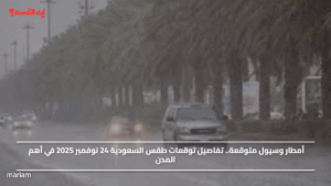 أمطار وسيول متوقعة.. تفاصيل توقعات طقس السعودية 24 نوفمبر 2025 في أهم المدن