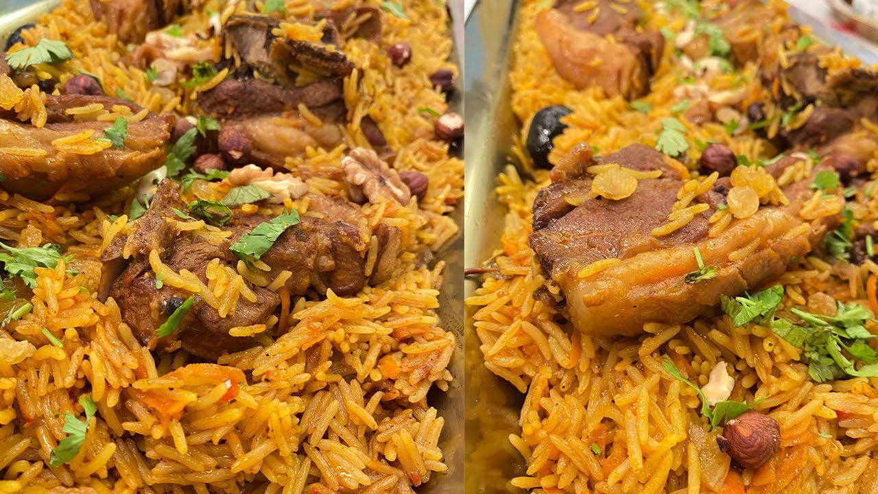 الكبسة باللحمة الضاني