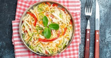 سلطة المكرونة التي أقنعت أصعب الأطفال بتناول الخضروات.