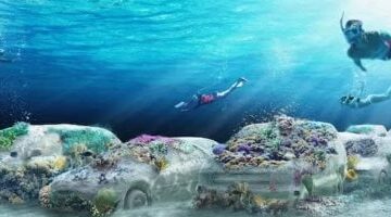 سيارات خرسانية تغرق قبالة ميامي لتصبح موطنًا جديدًا للشعاب المرجانية