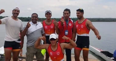 منتخب مصر للتجديف يتوج بذهبيتين ويتربع على عرش بطولة أفريقيا.