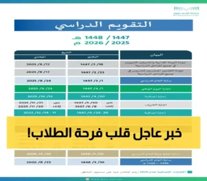 عاجل: وزارة التعليم تكشف حقيقة إجازة الـ10 أيام المثيرة للجدل - الطلاب في صدمة من المفاجأة!