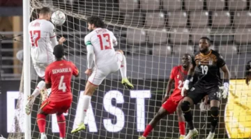 إنجاز تاريخي منتخب تونس يتخطى حاجز 100 هدف برأسية السخيري.webp