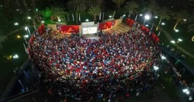 التنمية الشبابية بالجزيرة يعرض مباريات أمم أفريقيا على شاشة عملاقة