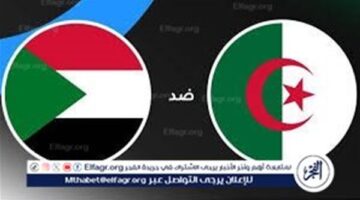 القنوات الناقلة مجانًا موعد مباراة الجزائر والسودان في كأس الأمم