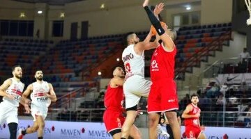 تحت أضواء الصالة موعد انطلاق قمة سلة الأهلي والزمالك في
