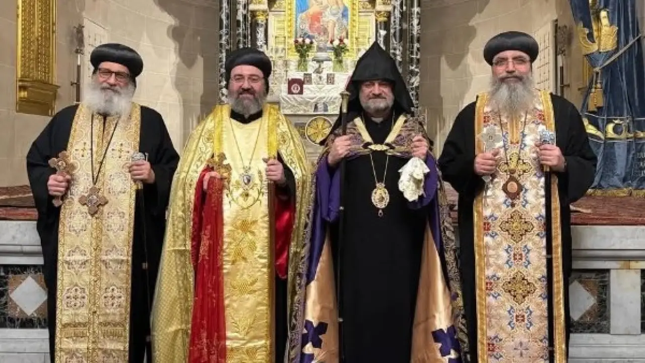 مشهد تاريخي.. صلاة موحدة للكنائس الأرثوذكسية تثير تفاعلاً واسعاً في بداية 2026