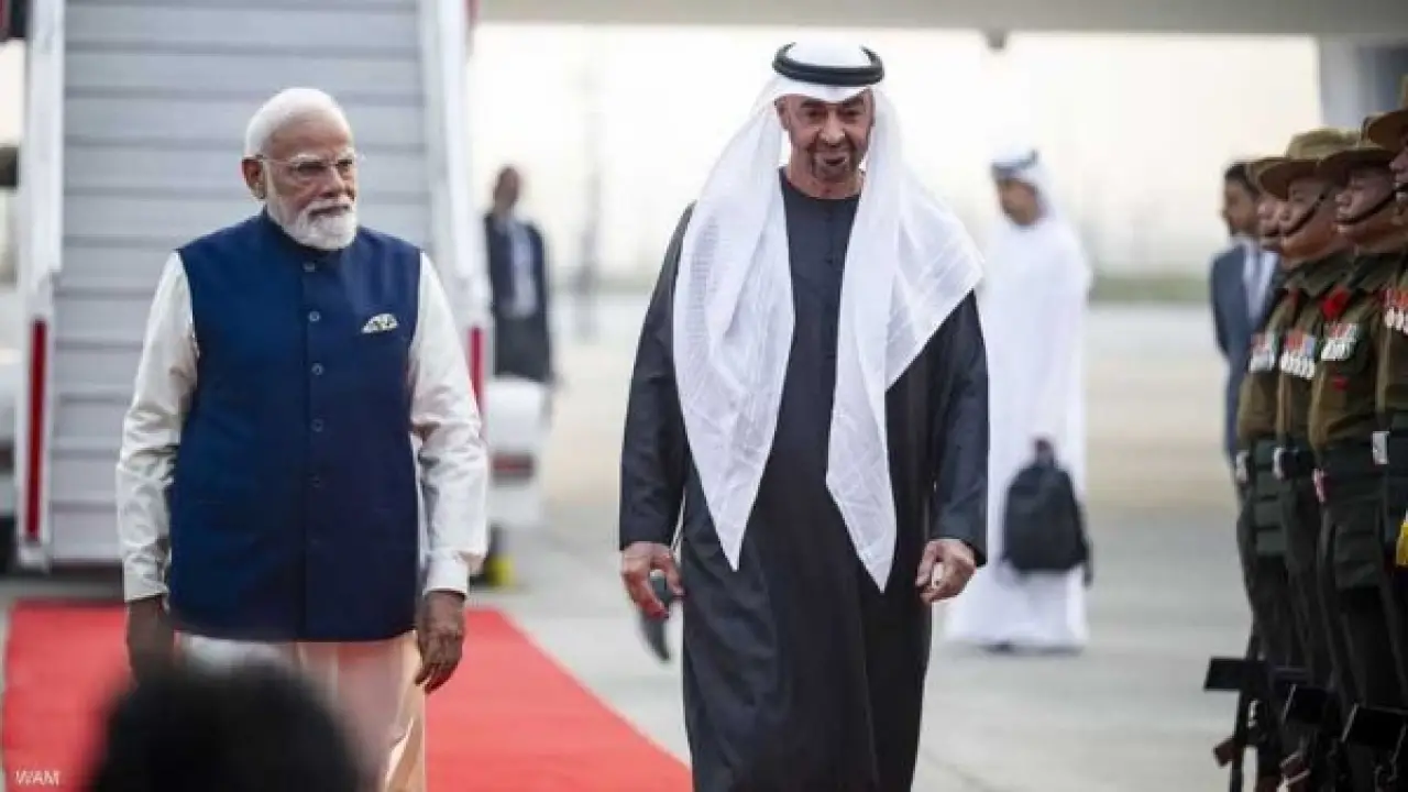 تحالفات استراتيجية كبرى.. محمد بن زايد في نيودلهي لرسم خريطة اقتصادية جديدة للعام 2026