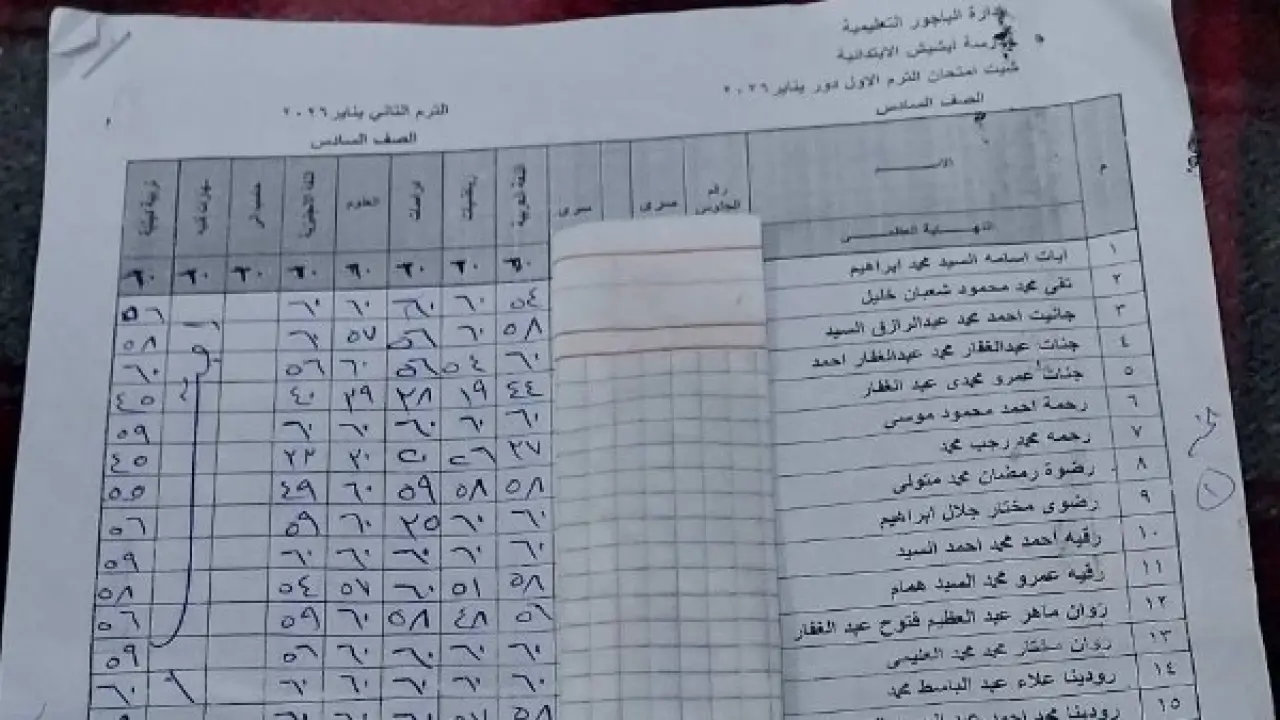 طلاب السادس الابتدائي.. كشوف النتائج في المدارس تحسم مصير آلاف الأسر بقرار مفاجئ