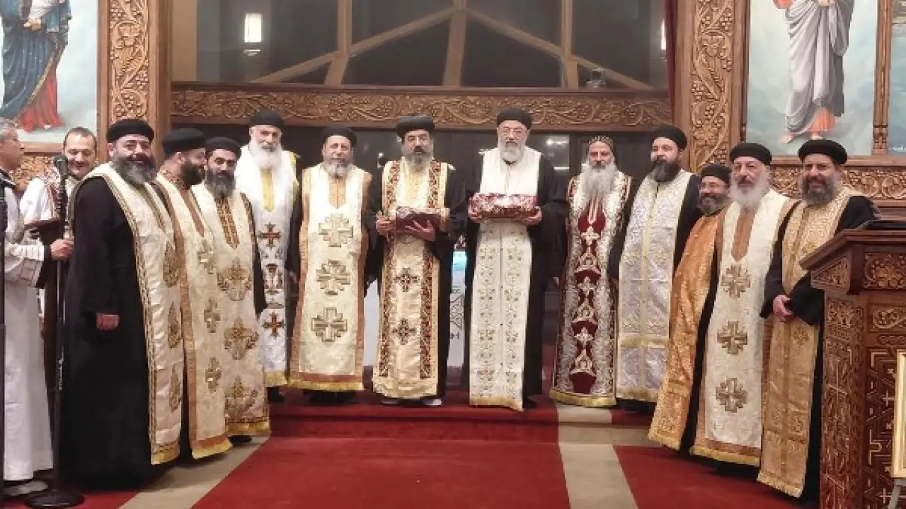 الاحتفال بعيد القديس يوحنا الحبيب في كنيسته بـ الأرشيديوسس