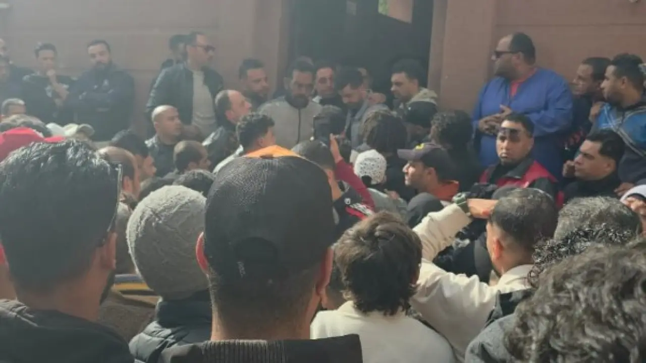 سعد الصغير يواسي أسرة رضا البحراوي في وداع والدته بطنطا ..صور وفيديو