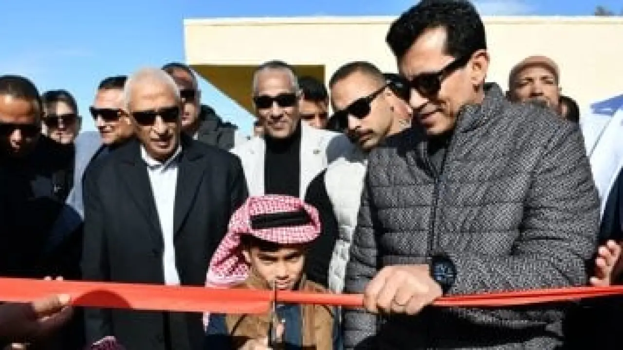 وزير الرياضة ومحافظ شمال سيناء يفتتحان أعمال تطوير مركز شباب أبو طويلة