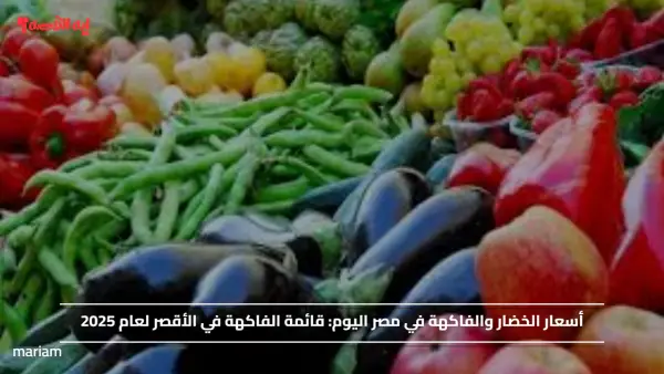 أسعار الخضار والفاكهة في مصر اليوم: قائمة الفاكهة في الأقصر لعام 2025
