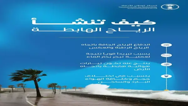 الأرصاد تشرح أسباب الرياح الهابطة الخطيرة وتأثيرها المباشر على المناطق المكشوفة
