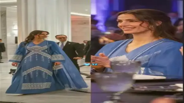 الأميرة رجوة الحسين تظهر بإطلالة أنيقة تعكس مزيجاً من الرقي والحداثة في احتفال اليوبيل الماسي