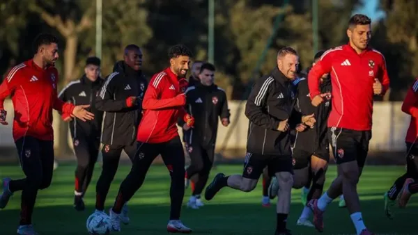 الأهلي يخوض مرانه الختامي قبل مواجهة الجيش الملكي في دوري أبطال أفريقيا