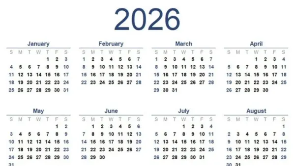 الإجازة الرسمية لرأس السنة الميلادية 2026 في المؤسسات الحكومية وتحديد أيام الراحة الجديدة