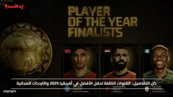 كل التفاصيل.. القنوات الناقلة لحفل الأفضل في أفريقيا 2025 والترددات المجانية