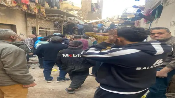 انهيار عقار إمبابة.. تحرك عاجل من وزيرة التنمية المحلية ومحافظ الجيزة بموقع الحادث