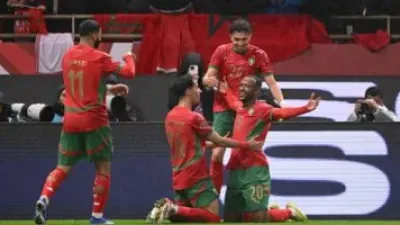 بلمسة سحرية.. شاهد هدف عمر مرموش في شباك زيمبابوي بصناعة خطيبته من المدرجات