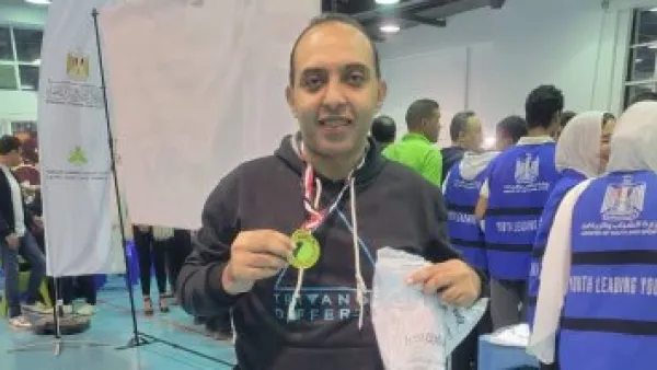 بين الخبر واللعبة.. بهاء نبيل يخطف ذهبية البلاي ستيشن في أولمبياد الصحفيين.