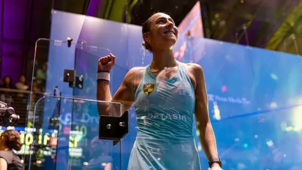 تأهل هانيا الحمامي لنصف نهائي بطولة ميلووكي هونغ كونغ للإسكواش 2025 بعد فوزها في ربع النهائي