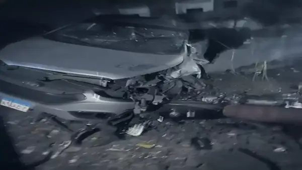 تصادم مروع على طريق المنصورية يوقف الحركة ويصيب قائدين والنيابة تحقق