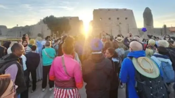 تعامد الشمس على مقصورة قدس الأقداس في معابد الكرنك يعكس دقة هندسية فريدة منذ آلاف السنين