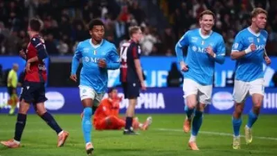 ثنائية نيريس تحسم اللقب.. نابولي يتوج بطلاً لكأس السوبر الإيطالي بعد هزيمة بولونيا