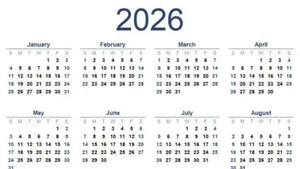 خريطة العطلات.. قائمة مواعيد الإجازات الرسمية للموظفين والطلاب في مصر لعام 2026