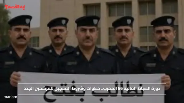 دورة الضباط العالية 56 المغرب.. خطوات وشروط التسجيل للمرشحين الجدد