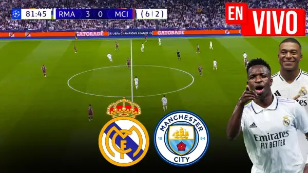 رابط مجاني لمتابعة مباراة Real Madrid VS Manchester City بث مباشر لحظة بلحظة بدون توقف