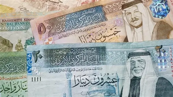سعر الدينار الأردني يستقر عند 67.13 جنيه للبيع في البنك المركزي المصري