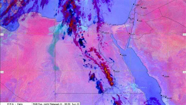 شبورة كثيفة لمدة 10 ساعات تحذر منها الأرصاد في 23 نوفمبر 2025