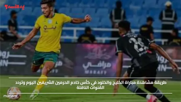طريقة مشاهدة مباراة الخليج والخلود في كأس خادم الحرمين الشريفين اليوم وتردد القنوات الناقلة