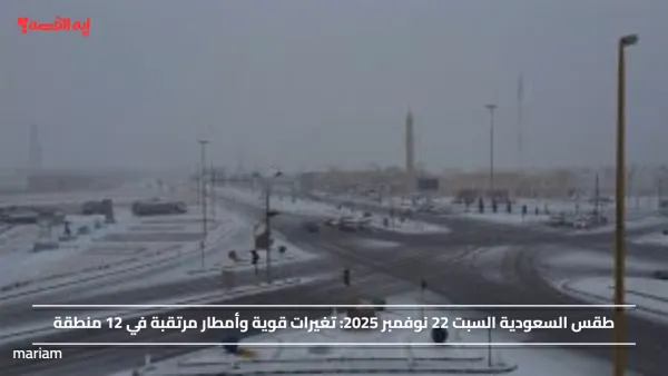 طقس السعودية السبت 22 نوفمبر 2025.. تغيرات قوية وأمطار مرتقبة في 12 منطقة