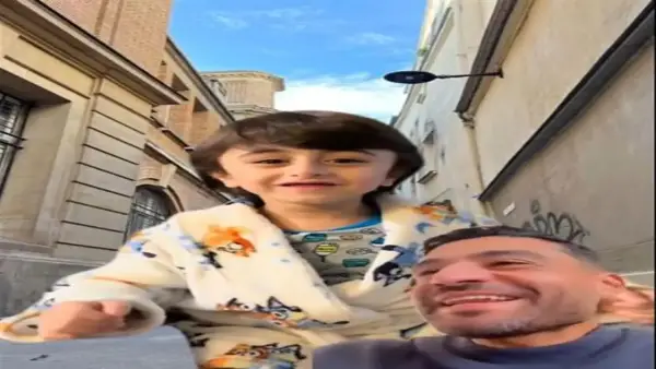 ظهور الطفل يوسف بفصاحة مدهشة مع إسلام فوزي يثير تساؤلات حول ذكائه الطبيعي أو الاصطناعي