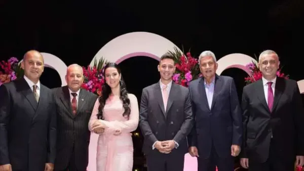 عضو اتحاد الجمباز وائل السرنجاوي يحتفل بخطوبة نجله بحضور بارز لنجوم الرياضة والإعلام