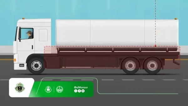 غرامة 2000 ريال.. المرور السعودي يحذر قائدي الشاحنات من مخالفة تجاوز المسارات المحددّدة