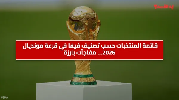 قائمة المنتخبات حسب تصنيف فيفا في قرعة مونديال 2026… مفاجآت بارزة