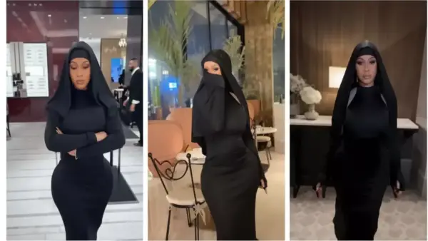 كاردي بي بالحجاب تستعد لحفل الرياض وإثارة جدل واسع على مواقع التواصل