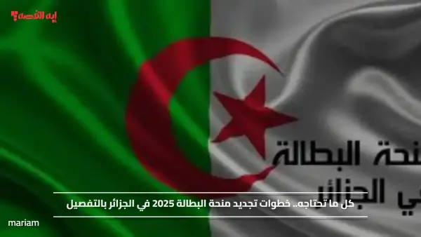 كل ما تحتاجه.. خطوات تجديد منحة البطالة 2025 في الجزائر بالتفصيل