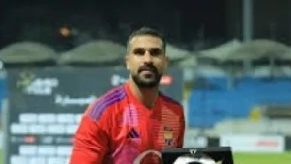 محمد علاء يحصد جائزة أفضل لاعب فى مباراة الجونة والاتحاد بالدوري