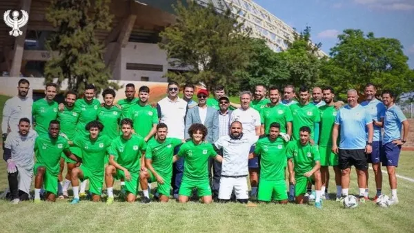 مسئولو السفارة المصرية في زامبيا يتابعون تدريب منتخب مصر استعدادًا لمواجهة زيسكو