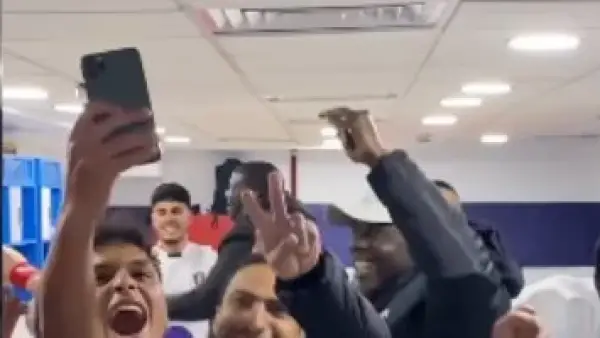 شاهد احتفالات لاعبى المصرية للاتصالات بالفوز على الأهلى فى كأس مصر