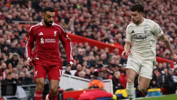 نوتنجهام فورست يقهر ليفربول بثلاثية في آنفيلد بمباراة صلاح الـ300 بالدوري